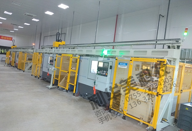 電動工具車床機械手生產線